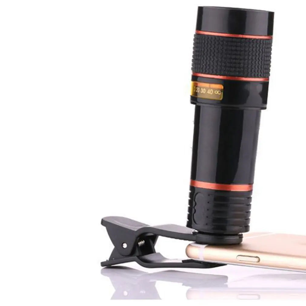 Hot Telescope 8,12 Time Mobile Phone Telephoto Lens Exquisitely HD Camera Zoom External Phone Lens Dropshipping Wholesale