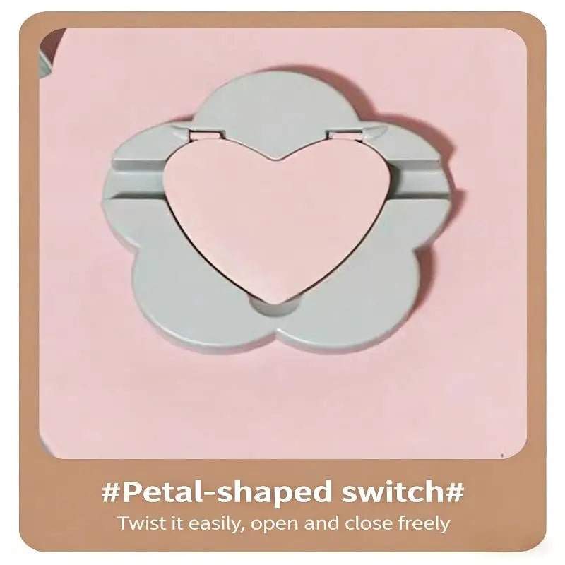 Snack Storage Box, Rotating Candy Box Petal Shape Food Snack Storage Box, Food Fruit Storage Box