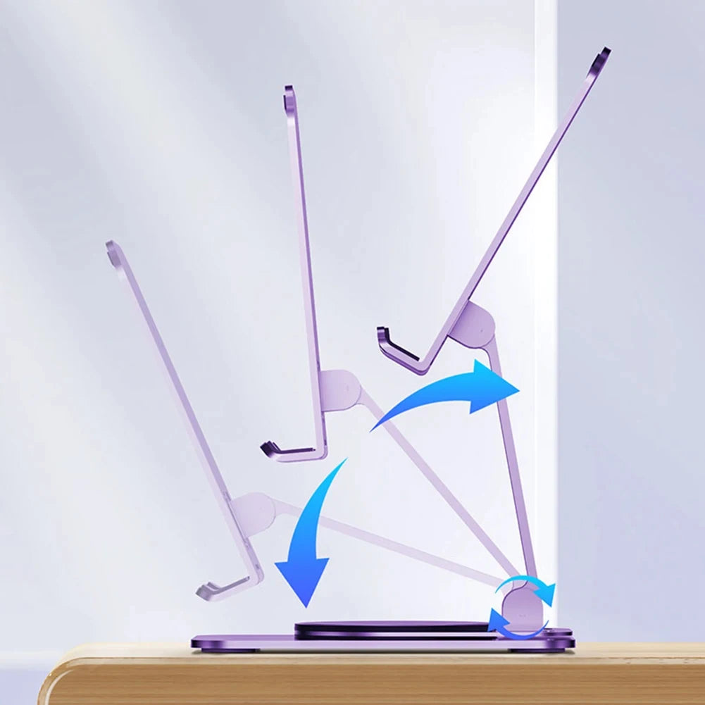 Metal 360 Degree Rotating Mobile Phone Tablet Pc Stand Lazy Portable Foldable Stand Mobile Phone Stand K61 Live Stand Expansion