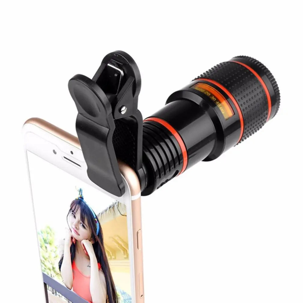 Hot Telescope 8,12 Time Mobile Phone Telephoto Lens Exquisitely HD Camera Zoom External Phone Lens Dropshipping Wholesale