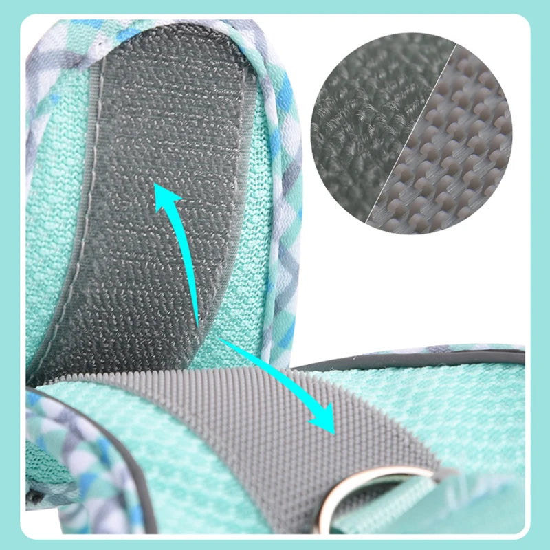 Reflective Pet Dog Harness and 1.5m Leash Set for Small Medium Dog Outdoor Walking Adjustable Cat Vest Harness Pet Supplies
