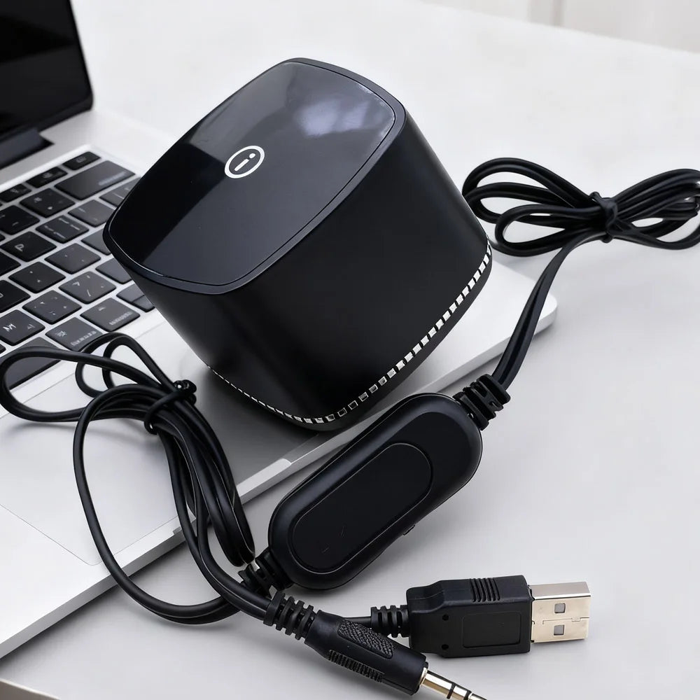 Desktop speakers 3.5mm Plug Portable Speaker Computer Speakers Subwoofer Mini Bluetooth loudspeaker USB Powered for noteboo ipad